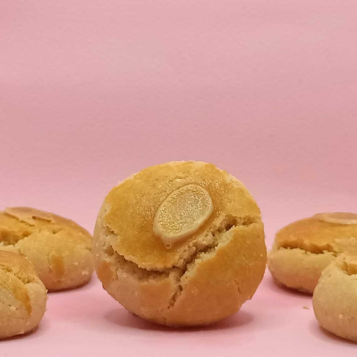 Eggless Almond Cookies by The Sweet Spot