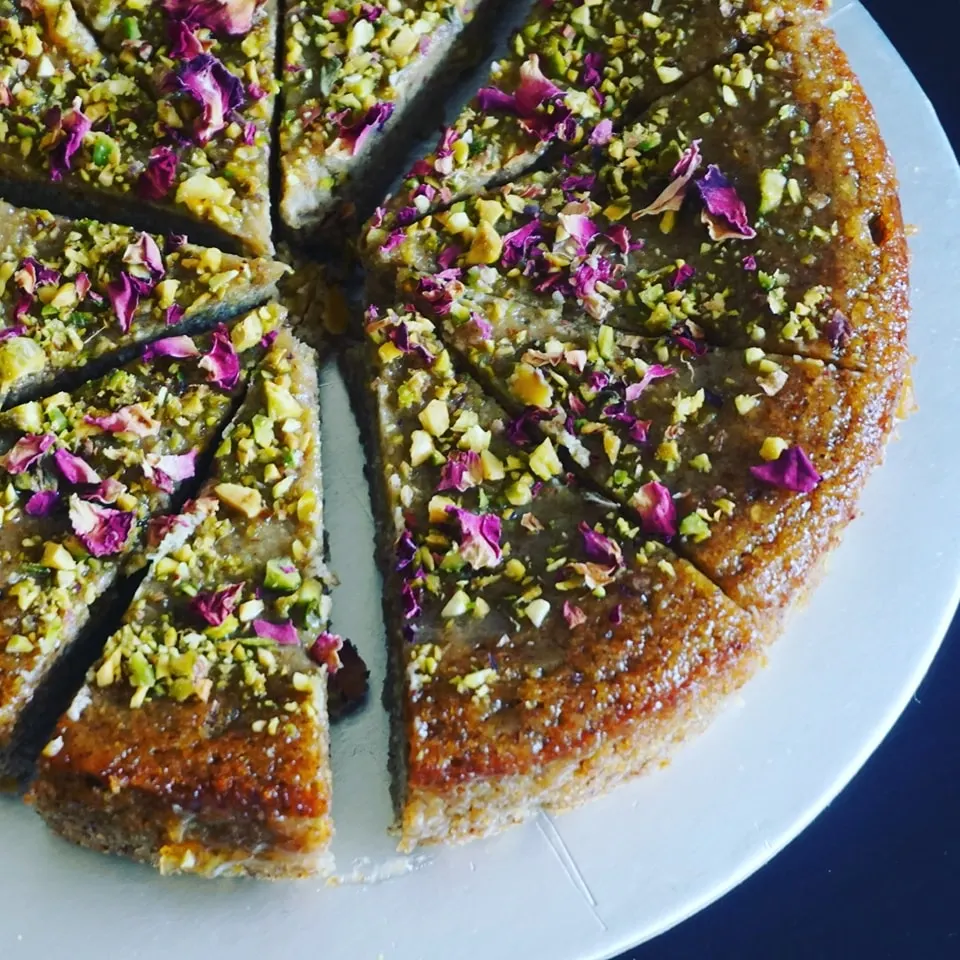 peebee's treats gluten free pistachio almond cake